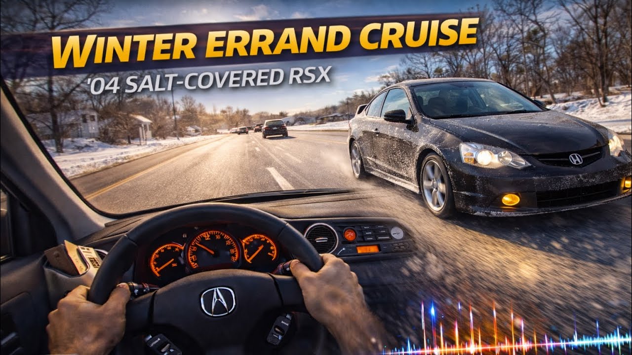 2004 Acura RSX - POV in Sunny Day Cruise + Electronic Mix (4K)
