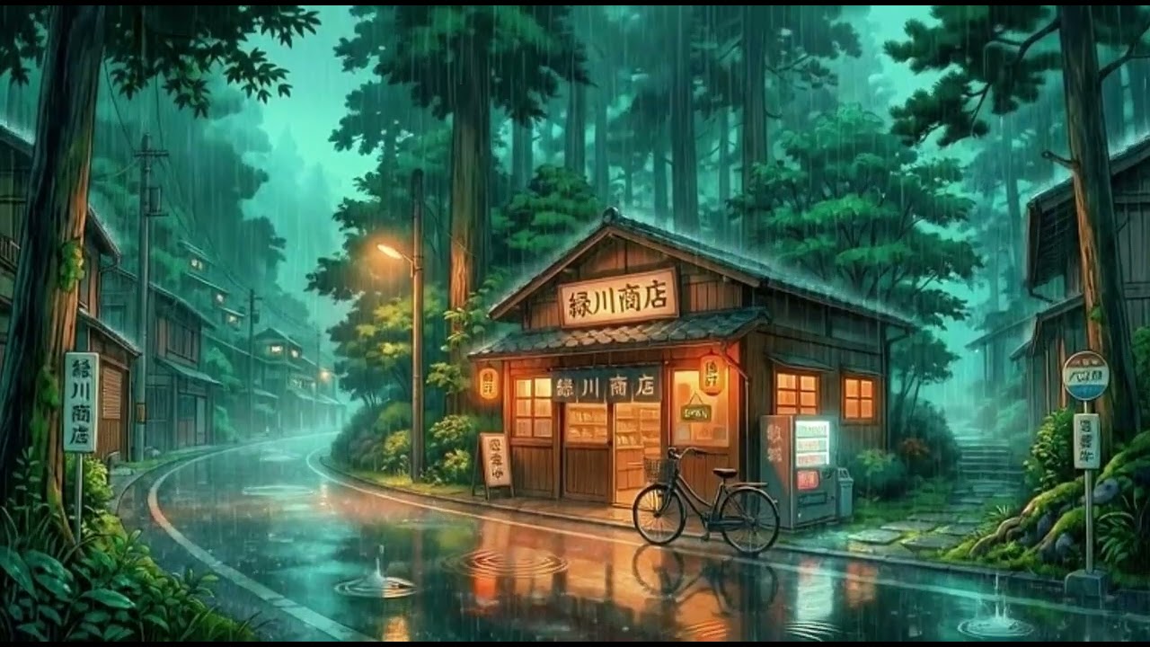 Rainy Day ☔️ Music Lofi Rain Chillhop Beats 🎧