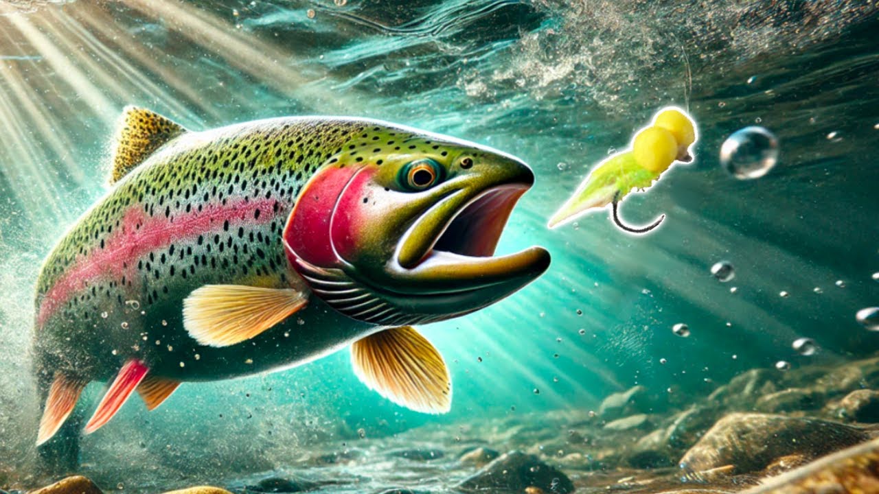 Форель любит мушку-олуша!