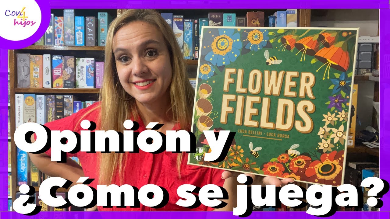FLOWER FIELDS 💐 (Asmodee) Opinión y ¿Cómo se juega?