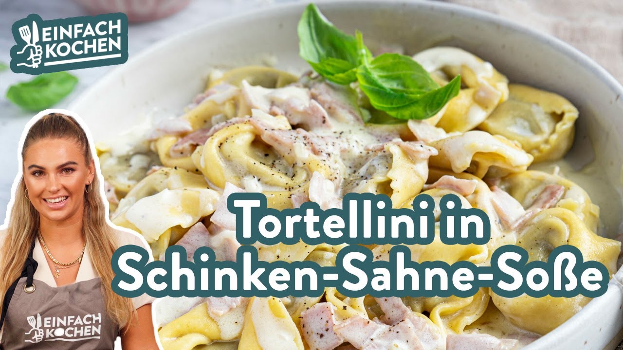 Die besten Tortellini in Schinken-Sahne-Soße 😋 – in nur 20 Min. fertig! 😍✨