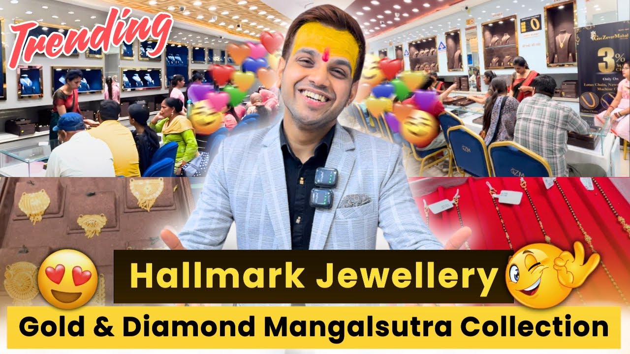 Gold and Diamond Mangalsutra Trending Collection - Giri Zever Mahal|| Vlog|| #girizevermahal #shorts