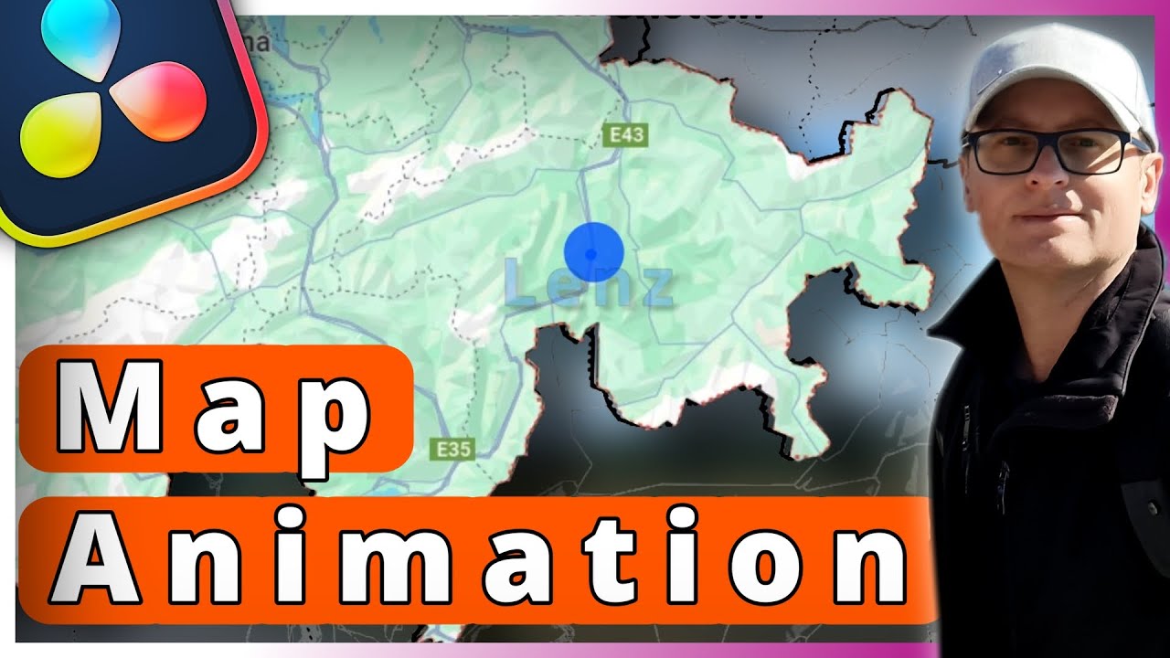 Simple Map Animation in Free Davinci Resolve [Step-By-Step] 