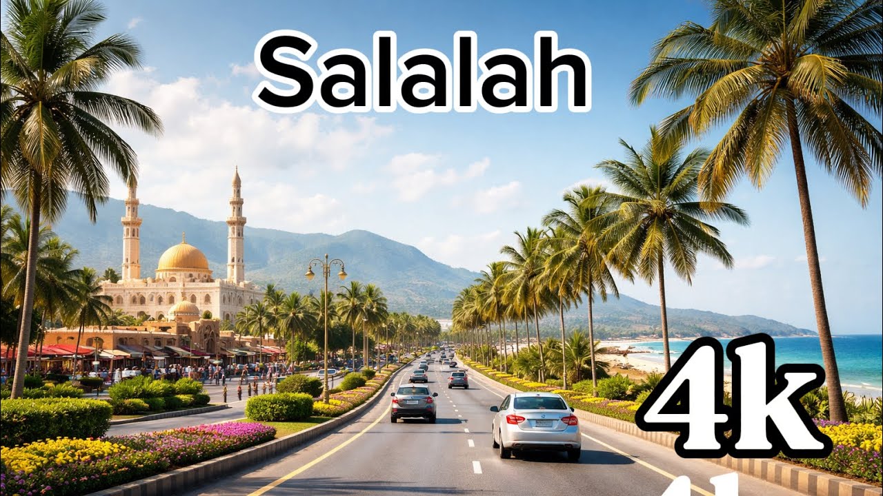 Scenic Drive Through Salalah 🌴🚗