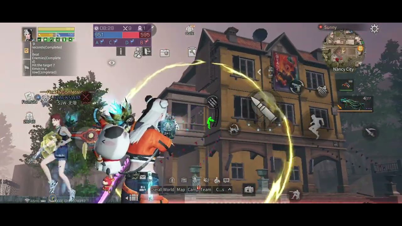 LifeAfter Nancy City (User Mobile) FULL FIGHT Mission Possible Vs Player Toxic Part 2