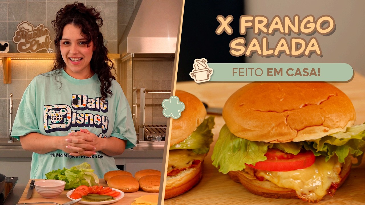X-Frango Salada - Maethe Chef