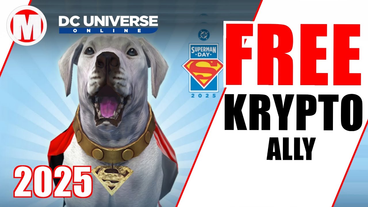 DCUO Free Krypto Code for Superman Day 2025
