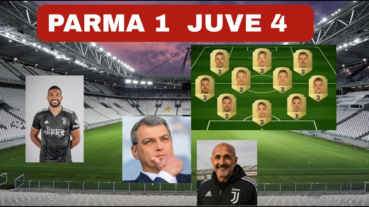 la Juve a Parma è devastante 4 a 1 ! le pagelle in attesa degli ultimi colpi di Mercato ...