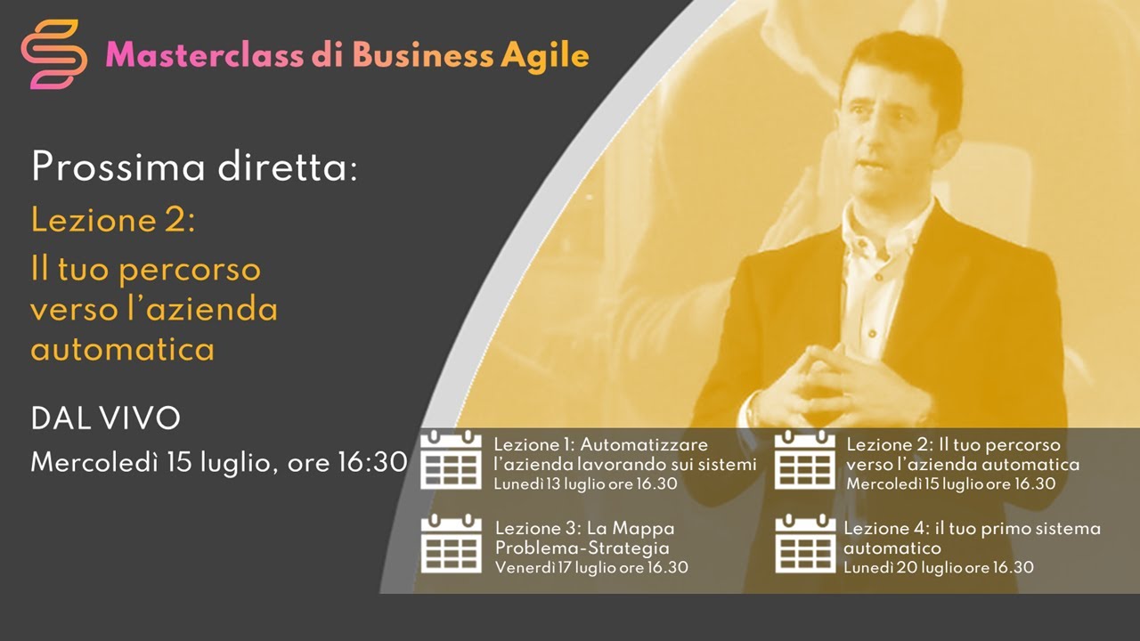 Masterclass di BUSINESS AGILE - Lezione #2