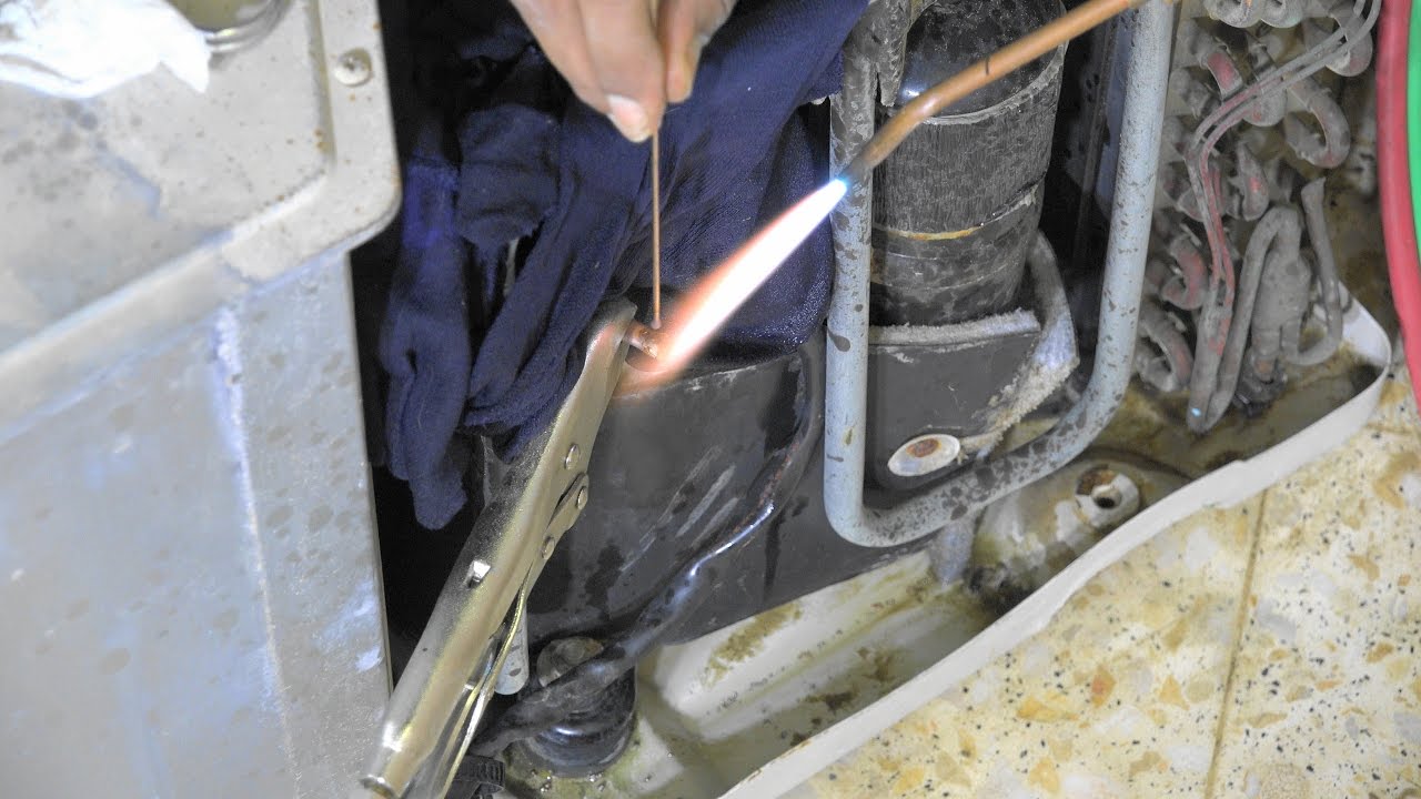 الجزء 3 - تعلم طريقة فحص وتعبئة غاز التبريد لمكيفات الشباك نوع او جينرال