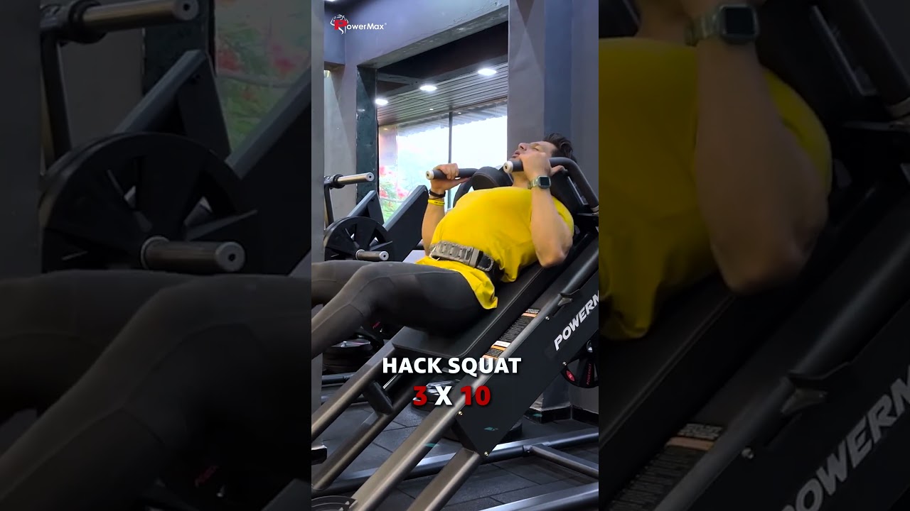 Powerful Leg Workout with IFBB Pro Manoj Patil. #PowerMax #FITFORLIFE #Workout