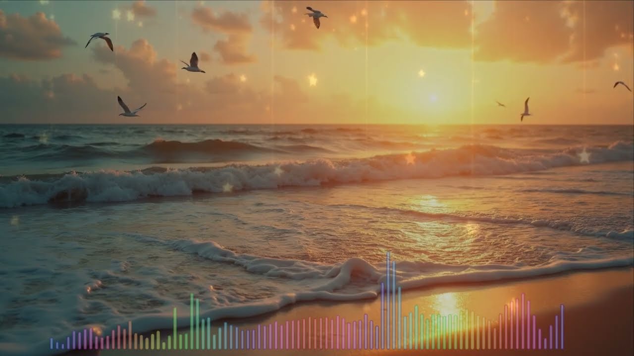 🌊 &laquo; Les Vagues de la Mer / The Waves of the Sea &raquo; &ndash; Chanson Fran&ccedil;aise Relaxante 🎵