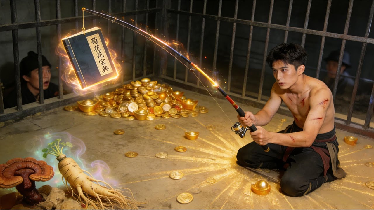 一根魚竿，釣起百年靈藥救父，釣出修仙路，更釣活了整個貧困村！#無腦劇 #完結短劇#短劇