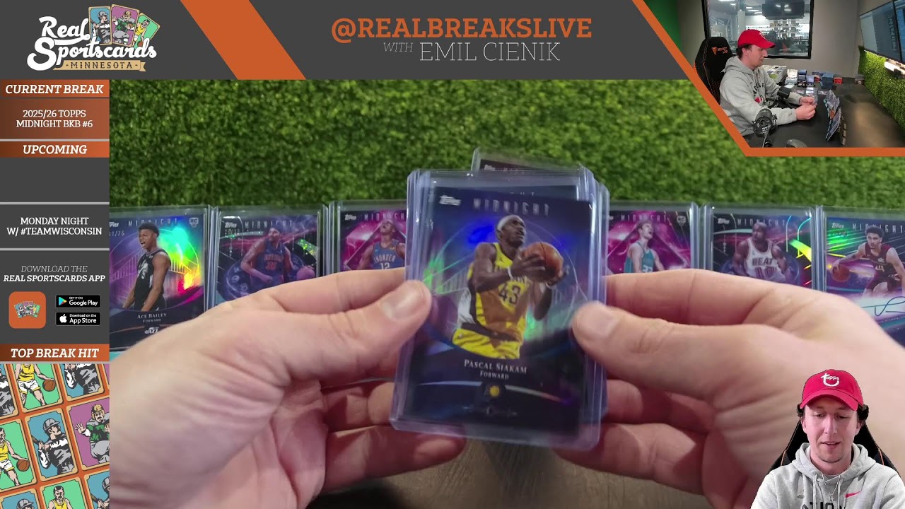 2025/26 Topps Midnight Basketball #6 Half Case Pick Your Team (2/2/26)