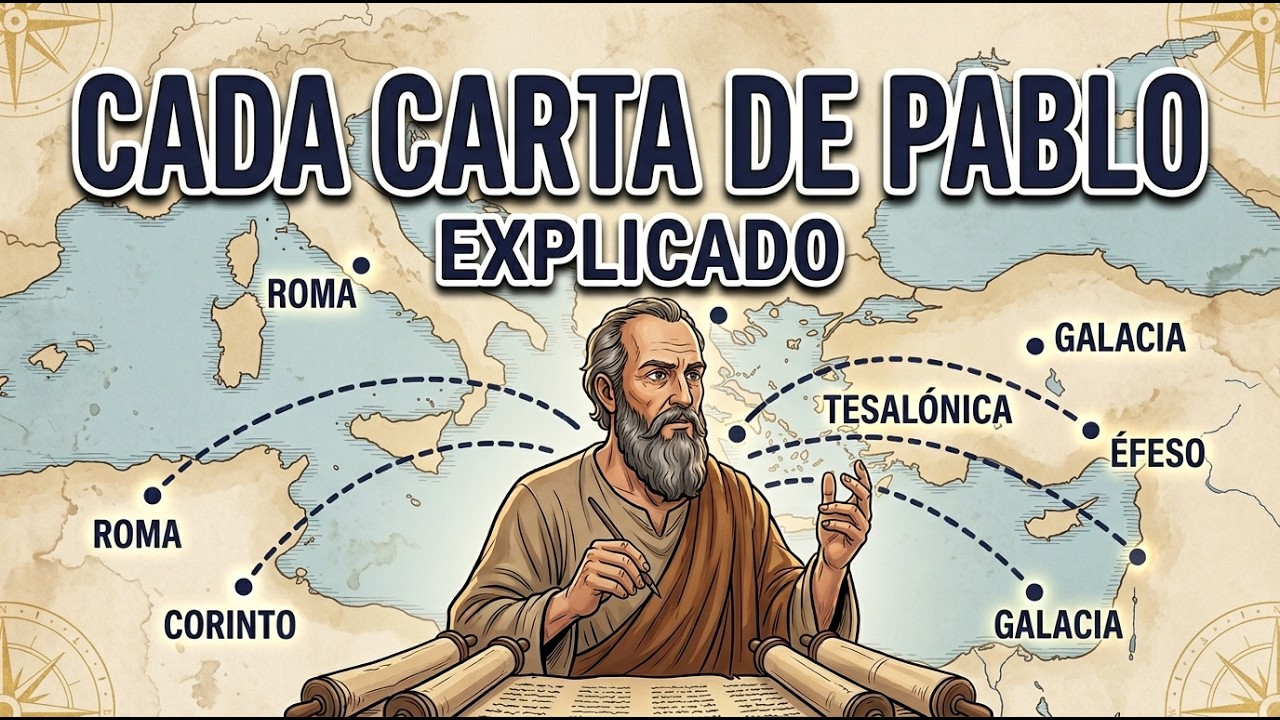 Todas las cartas del ap&oacute;stol Pablo explicadas en su orden cronol&oacute;gico real