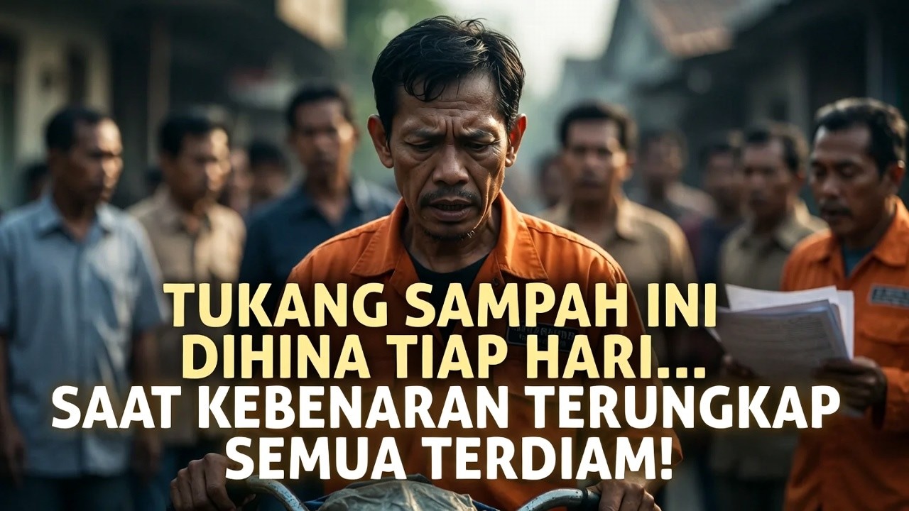 TUKANG SAMPAH INI DIHINA TIAP HARI, SAAT KEBENARAN TERUNGKAP SEMUA TERDIAM!