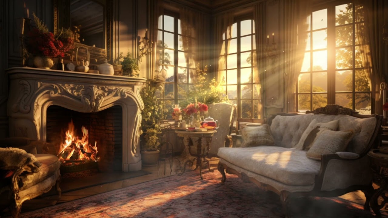 French Country Peaceful Early Morning Ambience