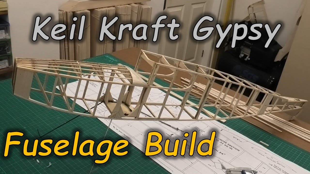 Keil Kraft Gypsy Build Series - Pt 2: Pulling the Fuselage Together - 1949 Design by Bill Dean