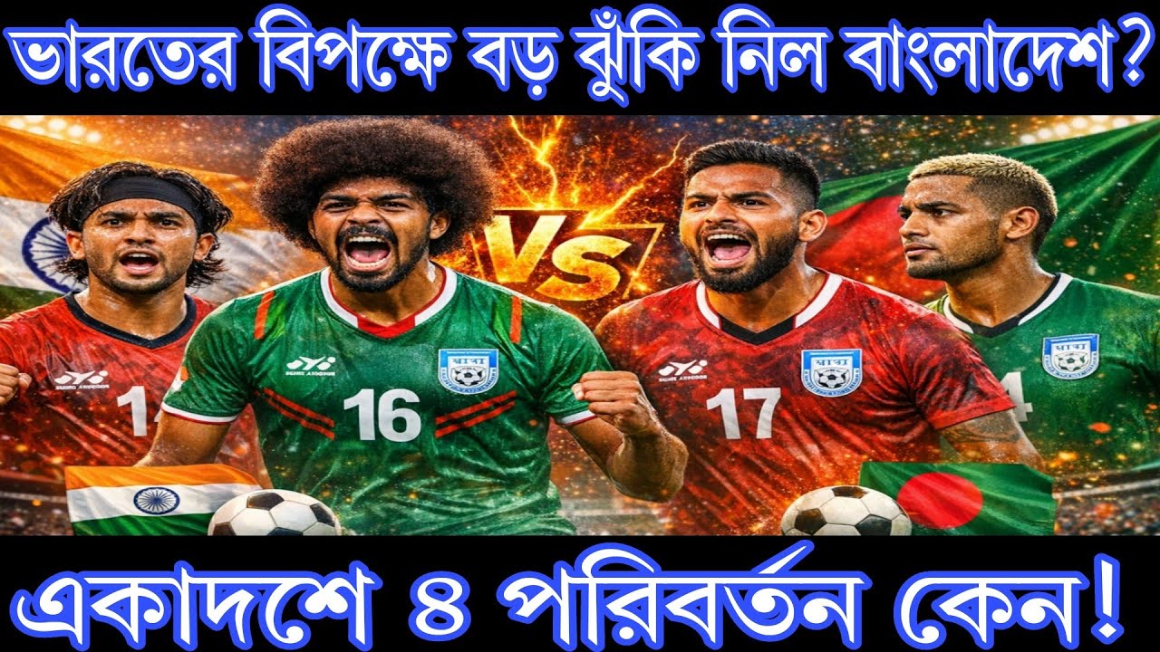 ভারতের বিপক্ষে বড় ঝুঁকি নিল বাংলাদেশ? একাদশে ৪ পরিবর্তন কেন! 