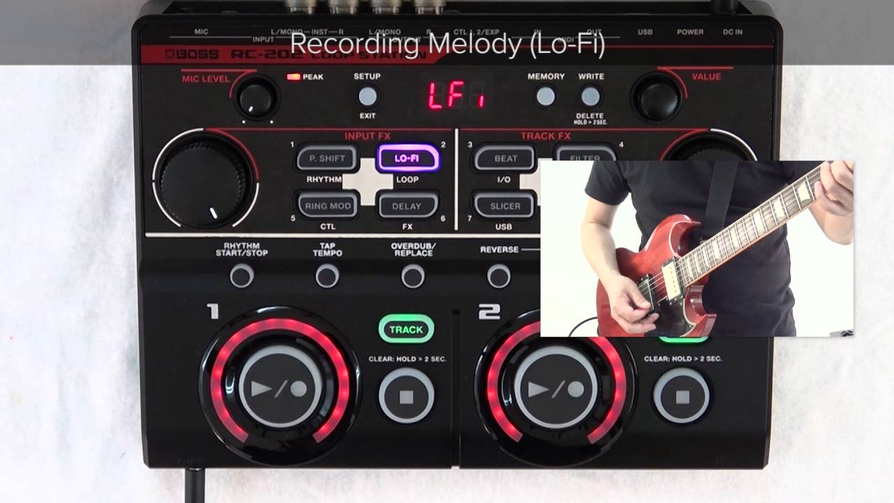 RC-202 Quick Start chapter3 : Creating a Loop with Effects