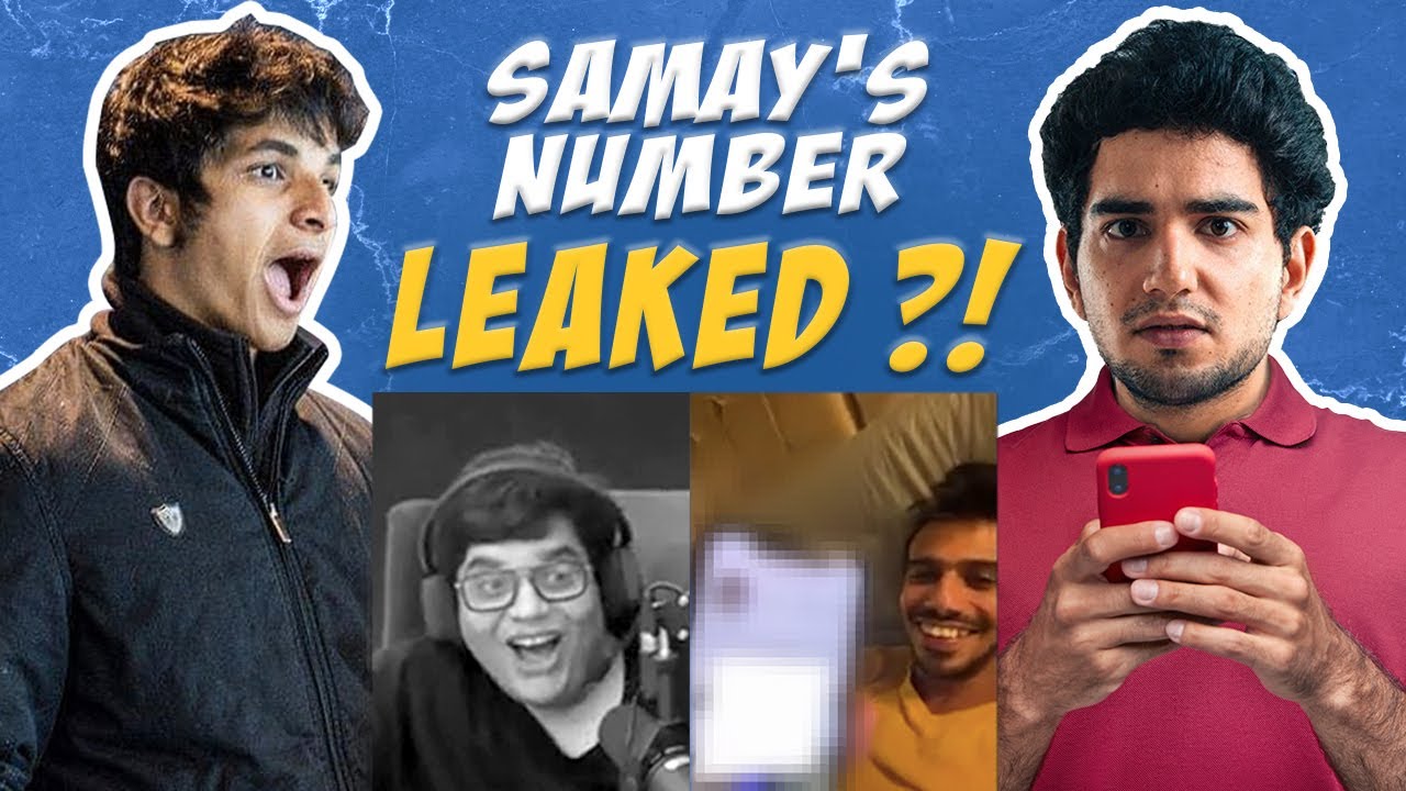 Leaked @SamayRainaOfficial's Phone Number on Stream!  ft. @tanmaybhat, Yuzvendra Chahal.