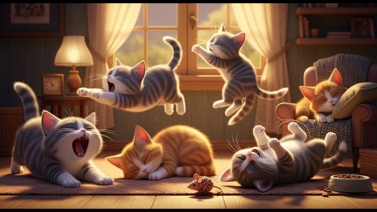 Warm Lap, Happy Nap 🥰 Cozy Kitten Bedtime Story