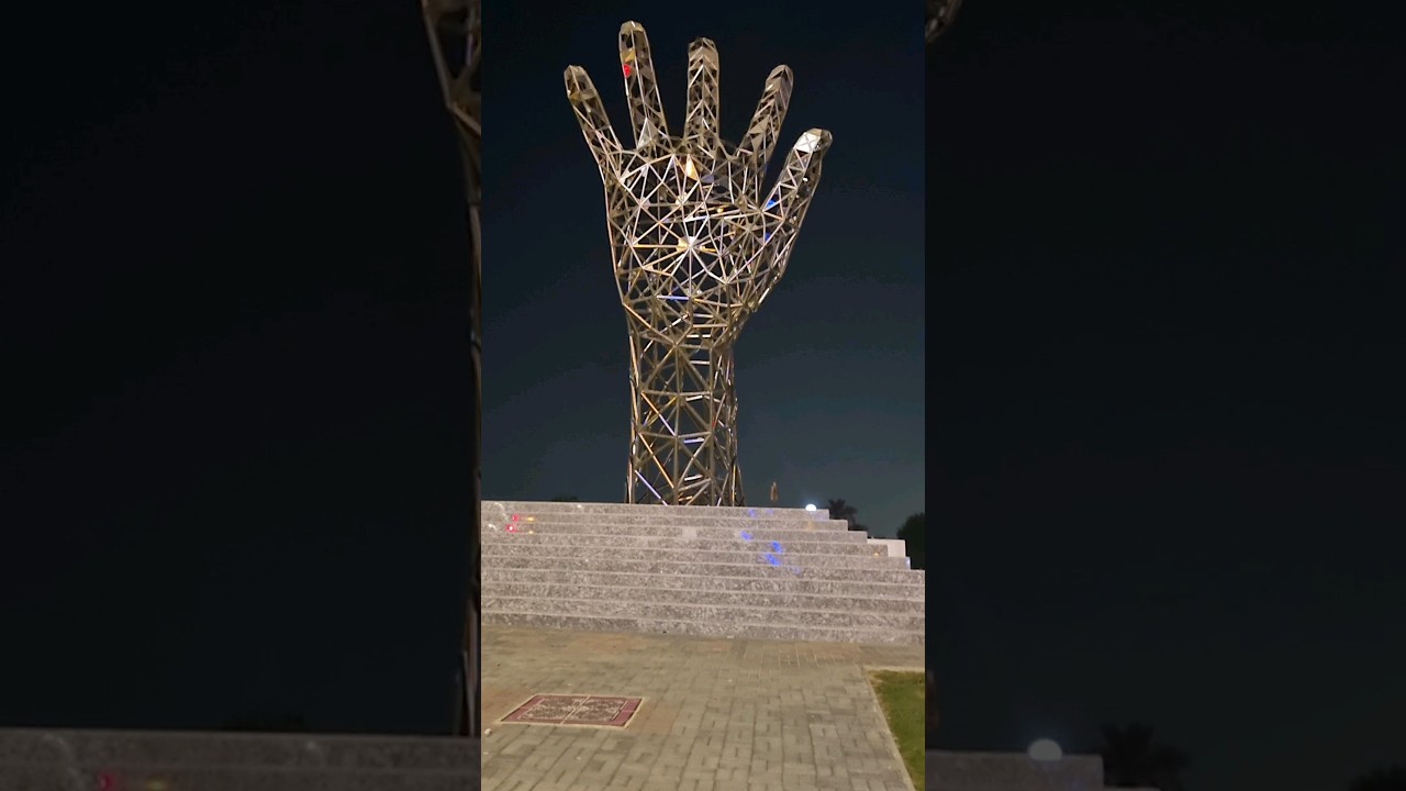 Anti-corruption award monument Qatar | #fluffyandme