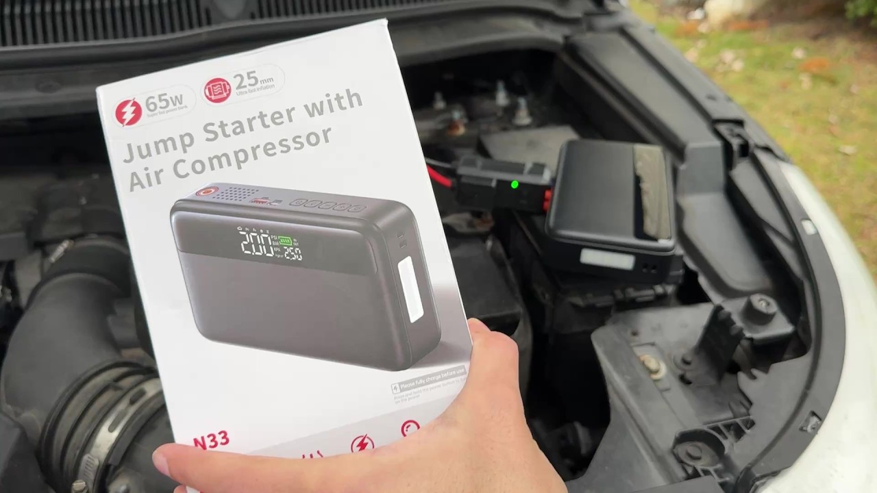 Must Have - Jump Starter With Air Compressor Full Demo