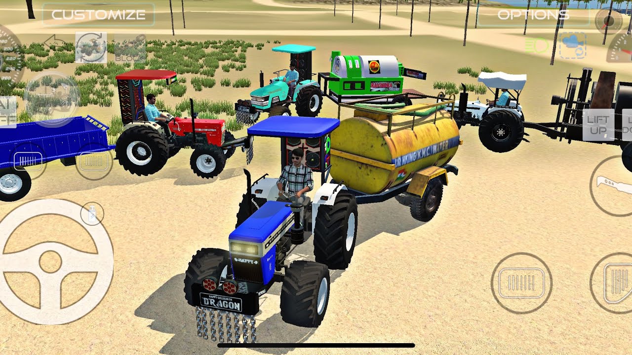 Drive Indian Tractor Off Roading Gameplay || Indian vehicle simulator 3D || Gamer Hide 