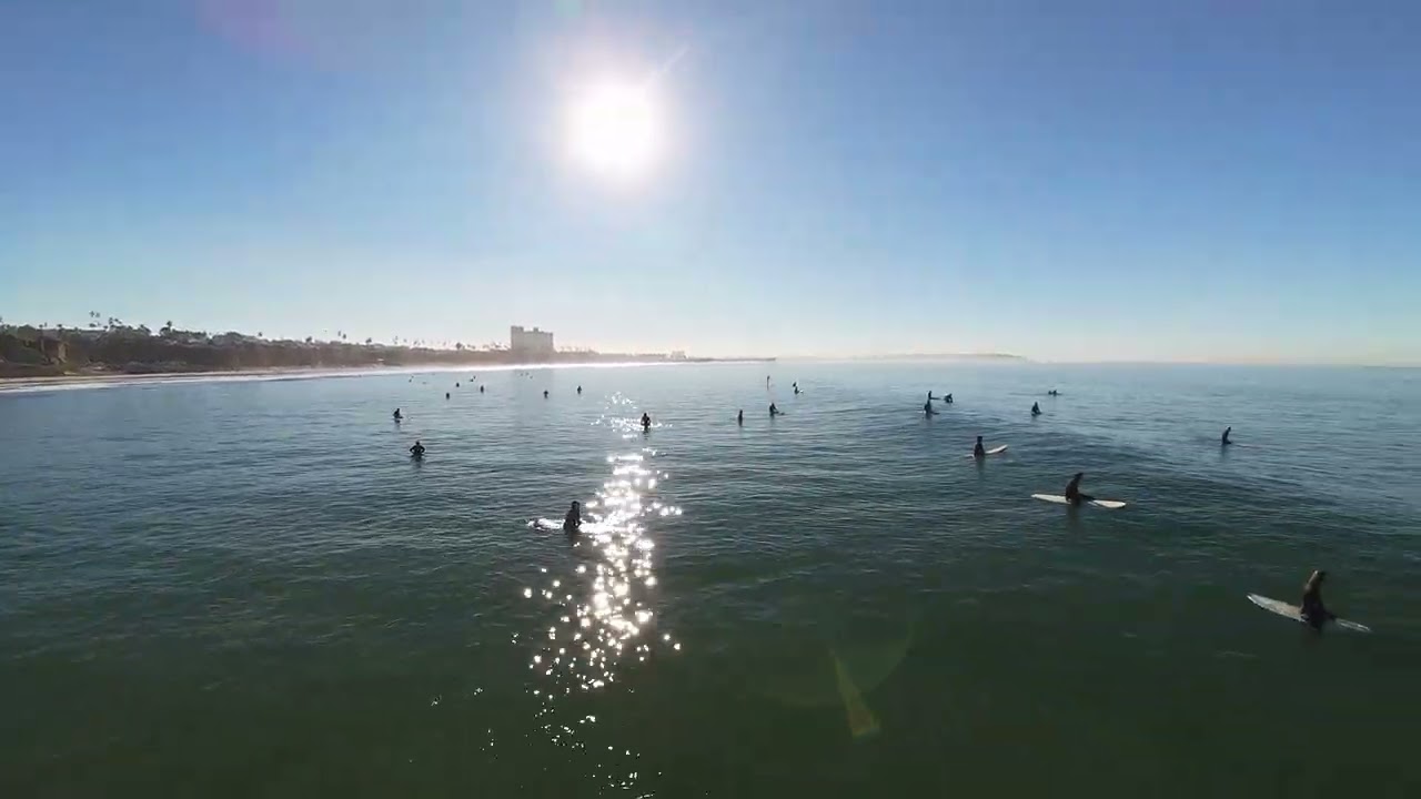 01/13/26 Pacific Beach San Diego Tourmaline Surf Park Complete Raw Unedited Drone Surfing 4k