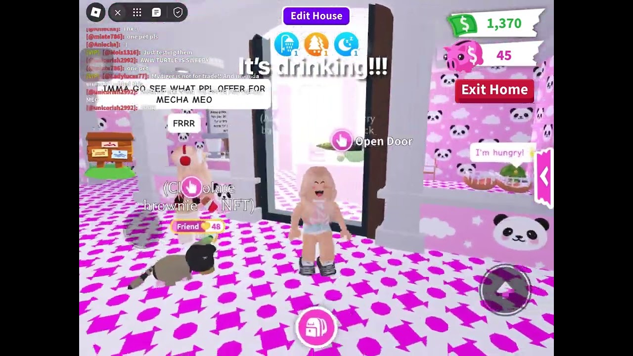 GIVING MY FAVOURITE PET A FLY POTION IN ADOPT ME!!