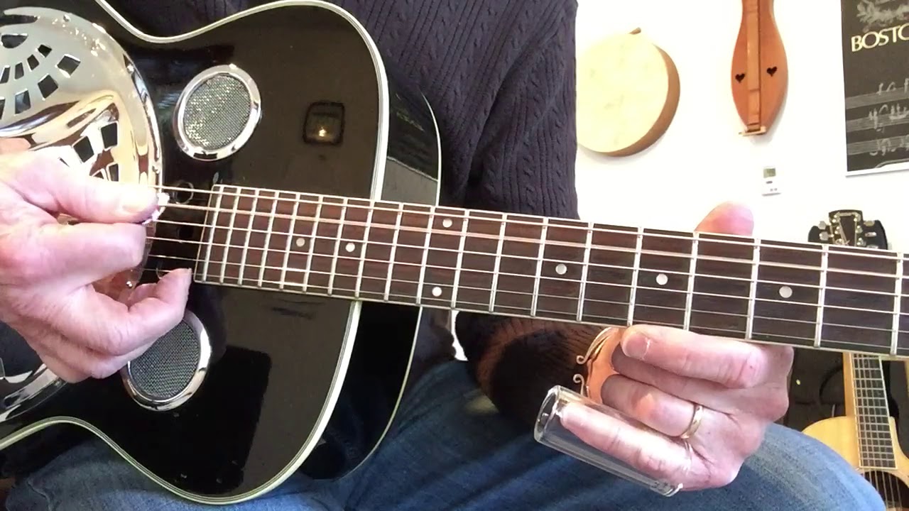 Slide basics in open D Pt 2