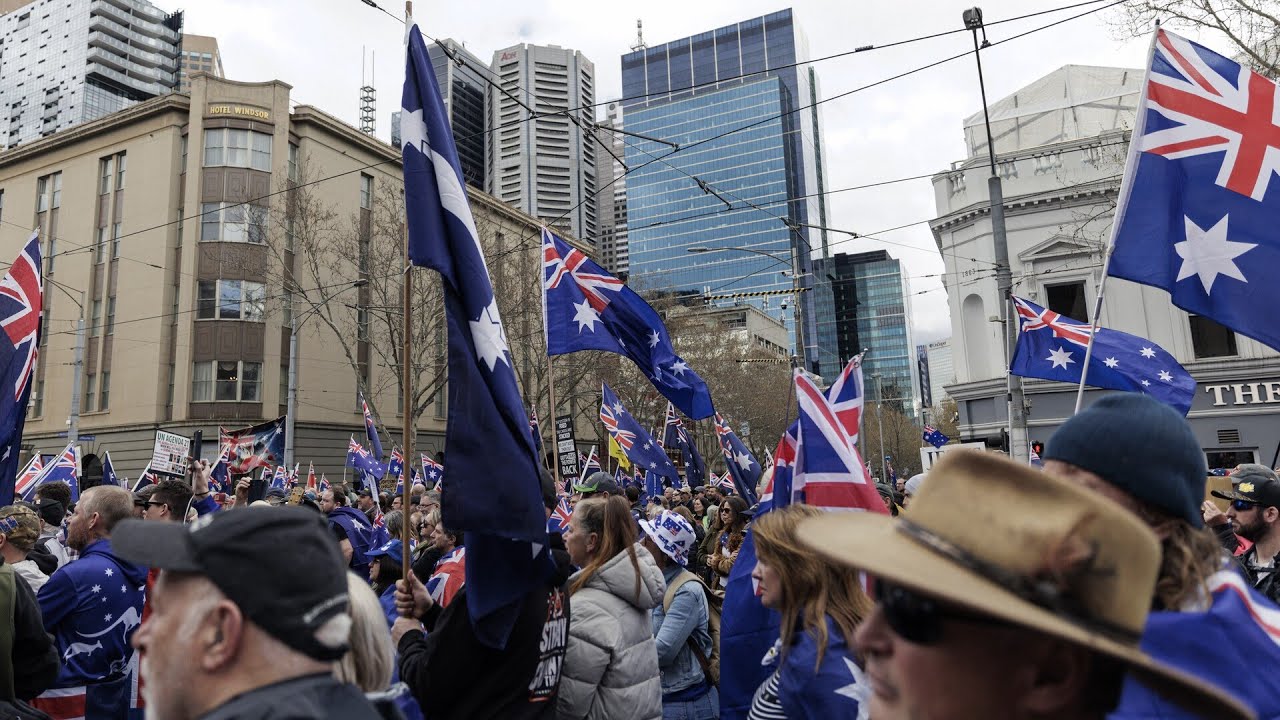 Multiple protests come head-to-head in Melbourne CBD