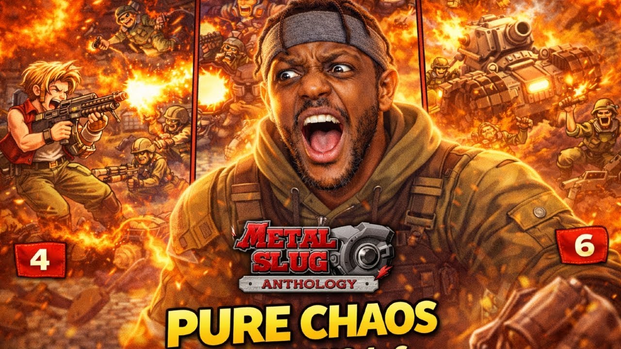 UTTER CHAOS!! Wassiboi Plays Metal Slug Anthology 4-6!