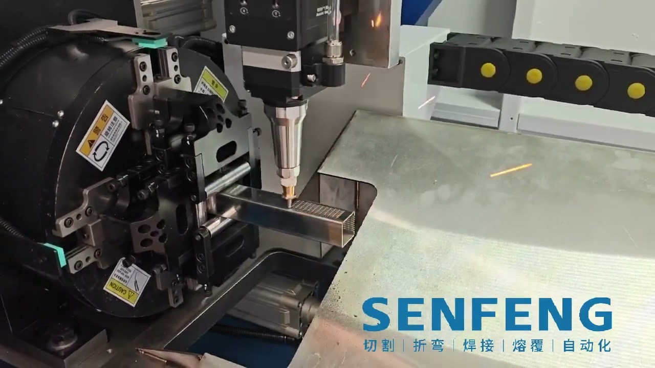 3008Plus Laser Tube Cutter – High-Speed Flying Cutting Demo