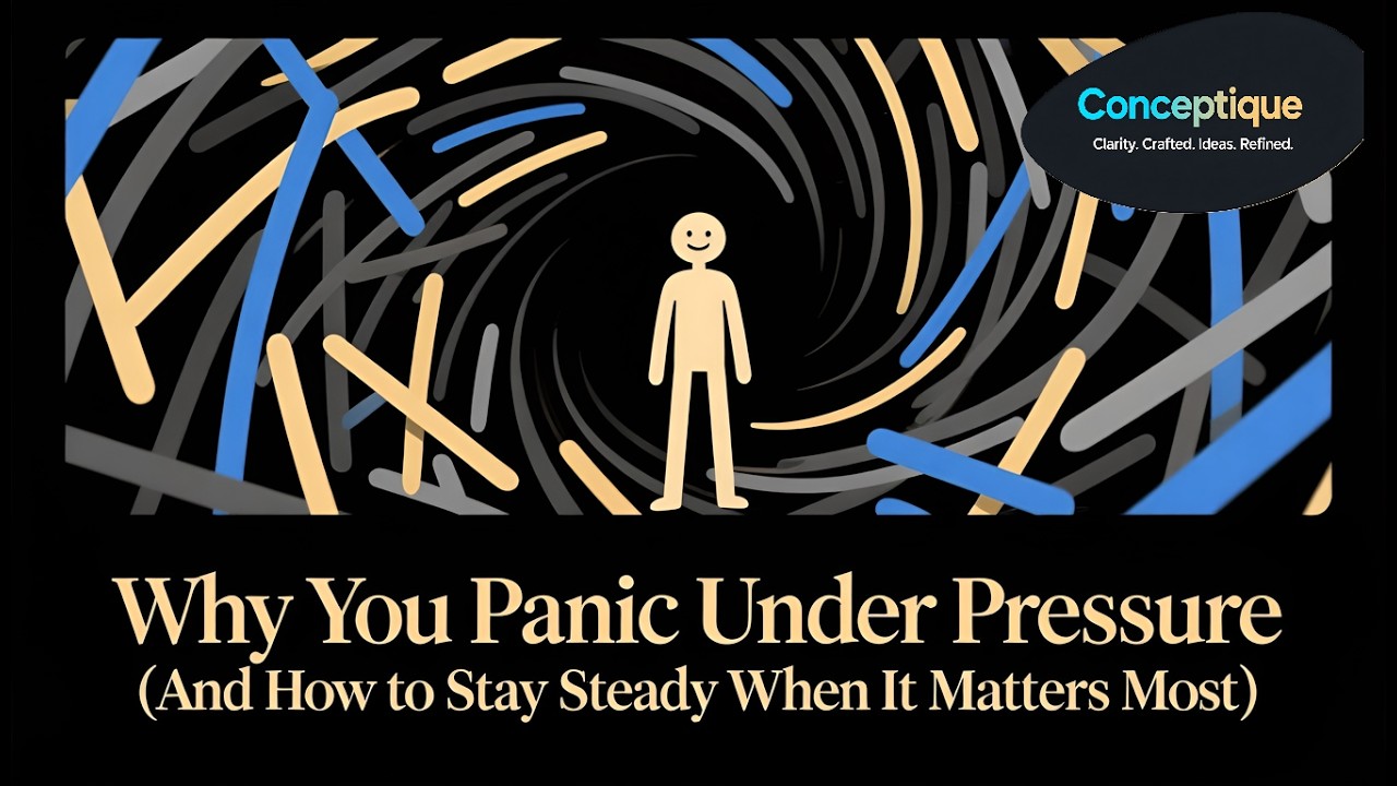 Why You Panic Under Pressure (And How to Stay Steady When It Matters Most)  | Conceptique