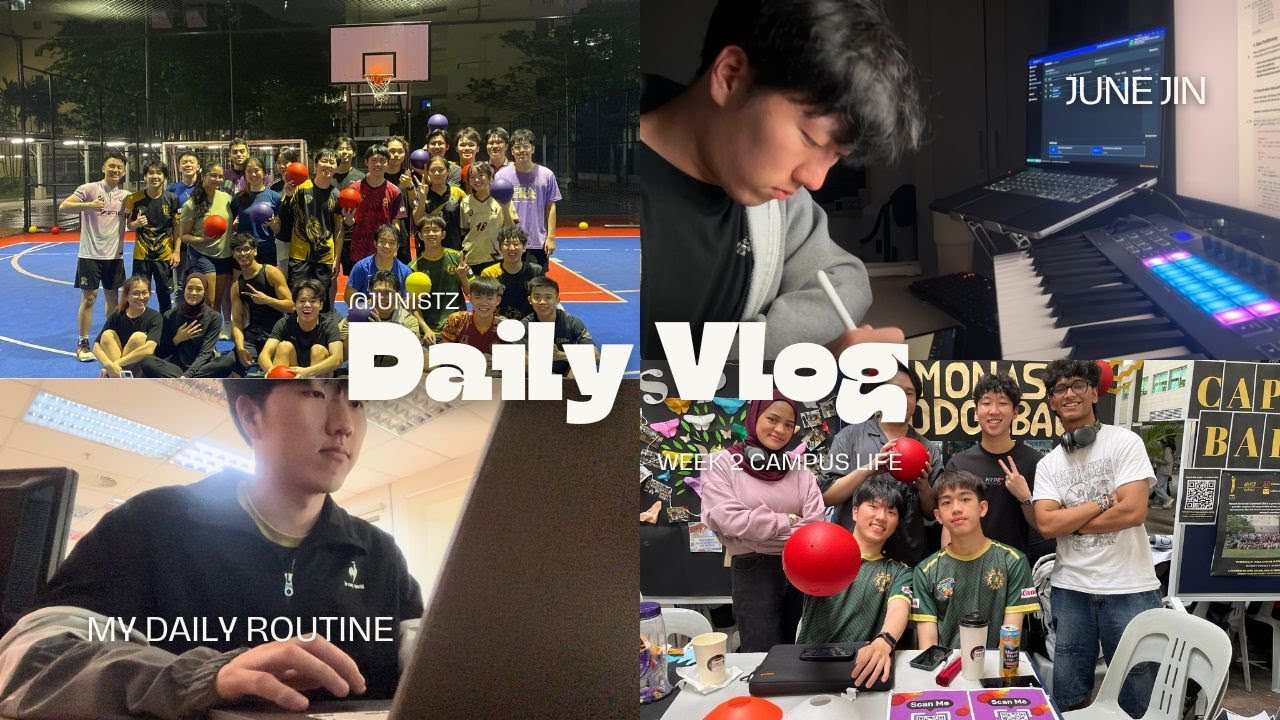 Second week of University | Monash University Malaysia | 모나시 말레이시아 | 대학생활 브이로그