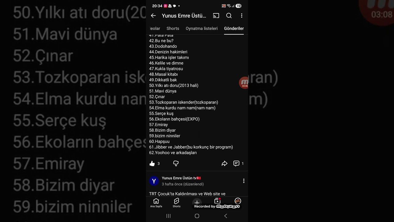 Trt çocuk programları hakkında video