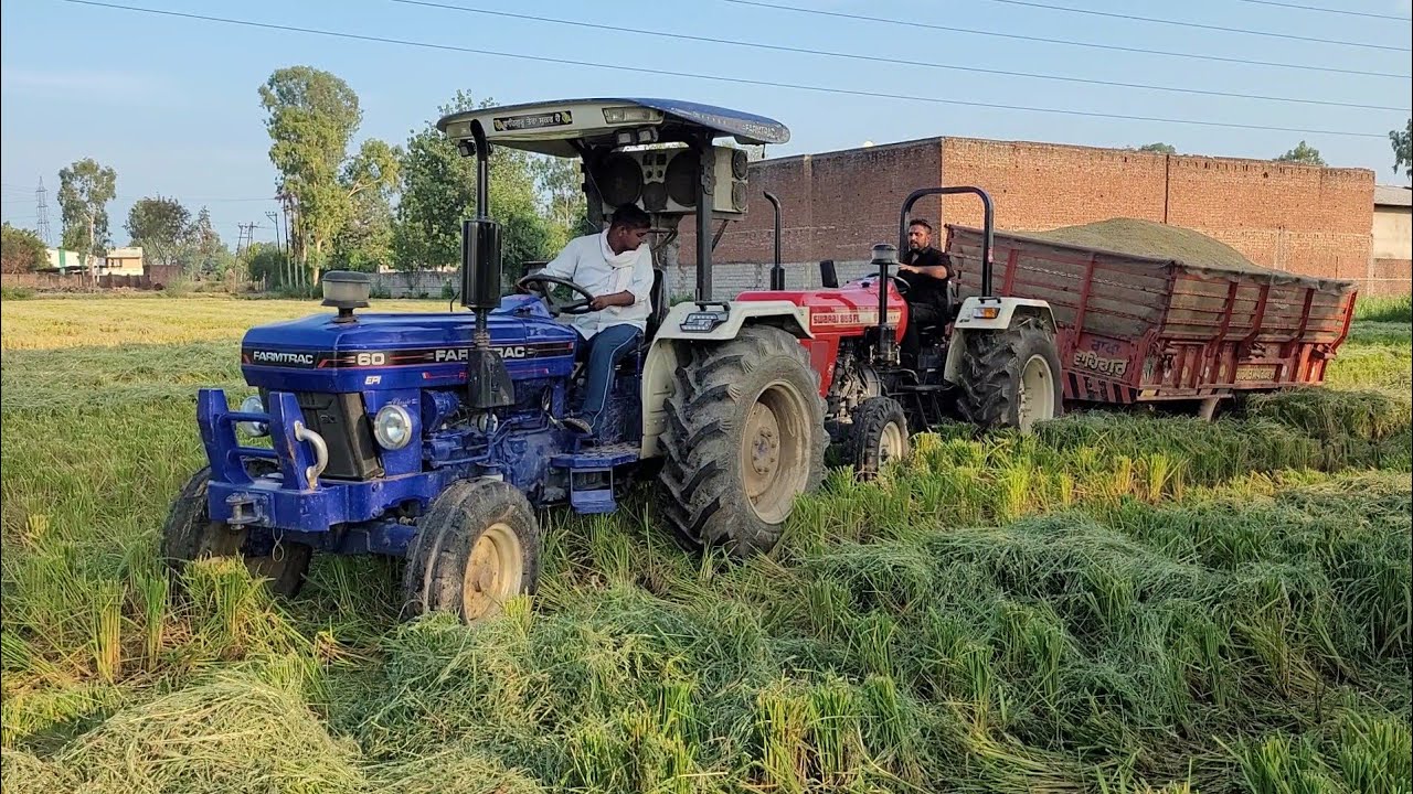 इतनी जल्दी स्वराज से टूट गया भरोसा क्यों लाना पड़ा फार्मट्रकSwaraj 855 Vs Farmtrac 60 lod Trali