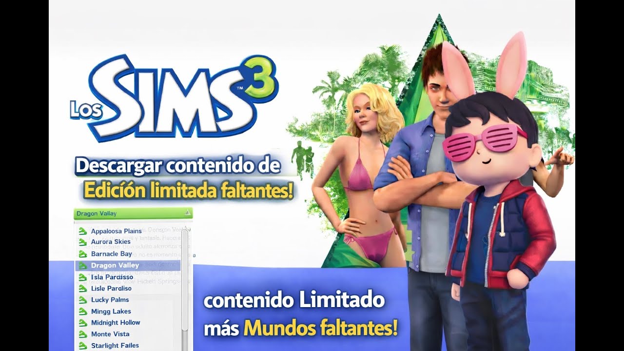 Descargar mapas faltantes Los Sims 3 + Contenido Limitado + Solución de errores [Windows Mac]