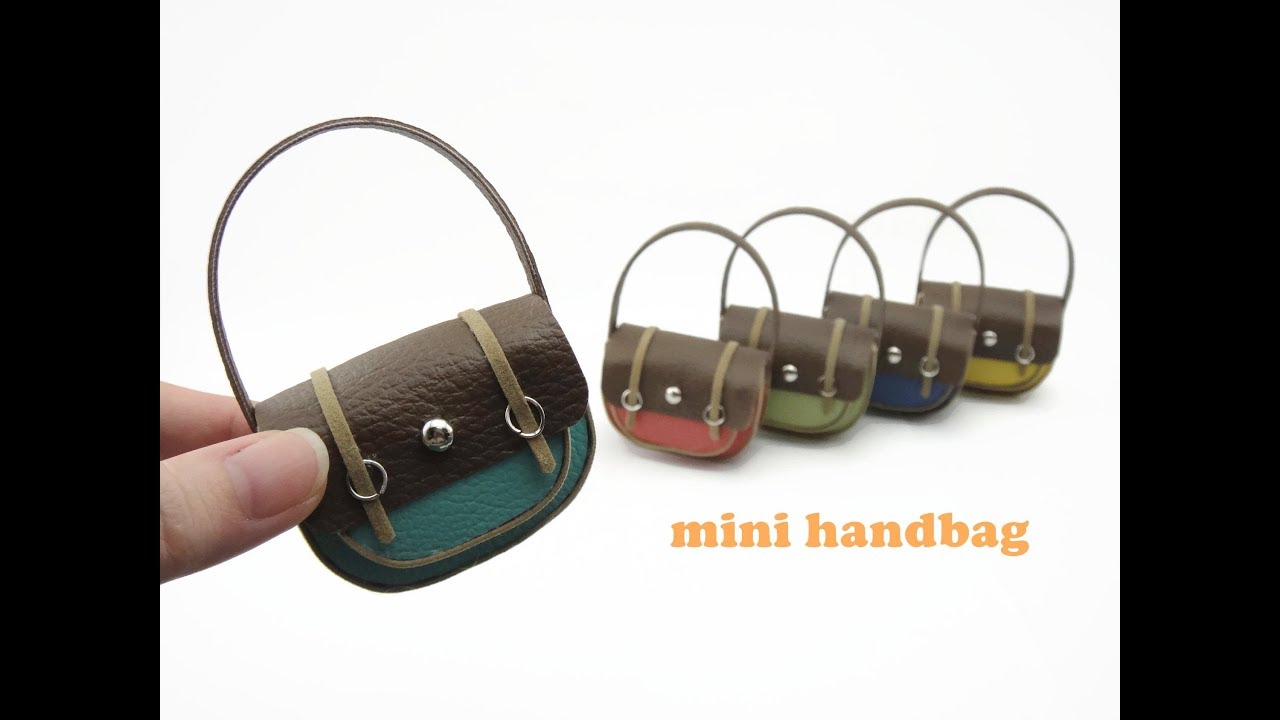 DIY Miniature Doll Mini Handbag Tote Bag