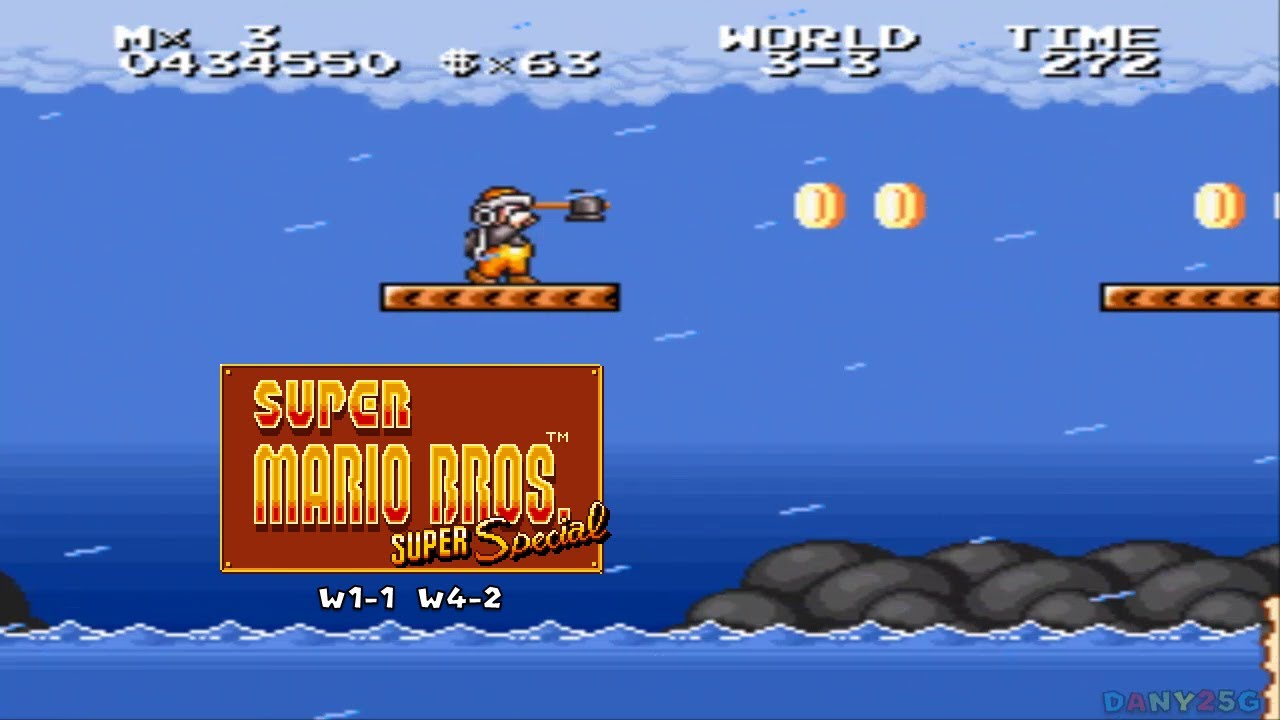 Super Mario Bros Super Special (Demo) W1-1  W4-2