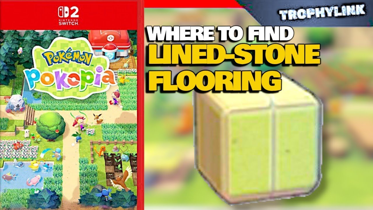 How To Get Lined Stone Flooring (Recipe Location) In Pokemon Pokopia 100% Guide)