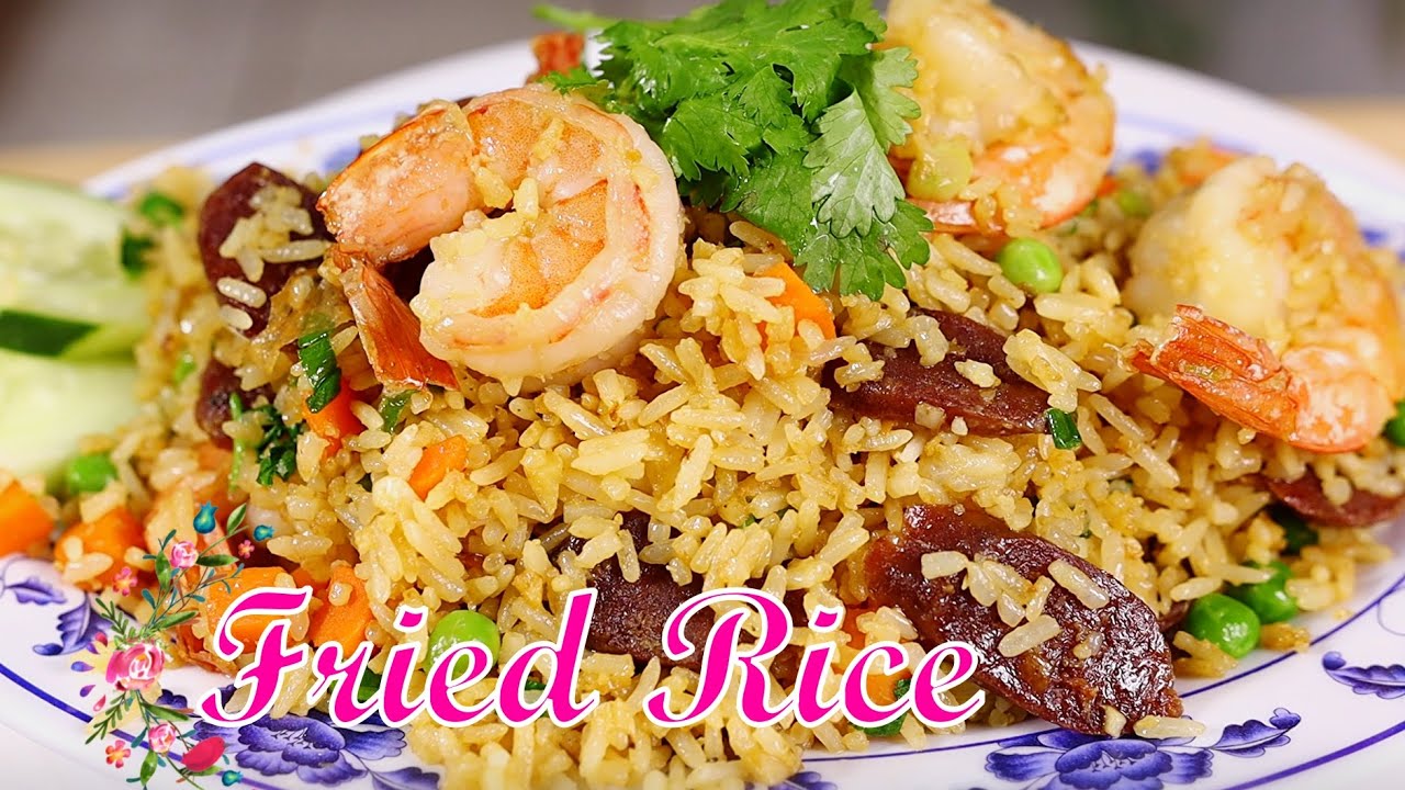Shrimp & Sausage Fried Rice, Quick and Easy to Cook, so Tasty!