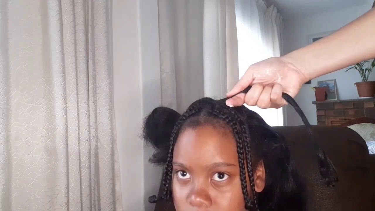 Bantu knots Type 4a hair| South African Youtuber 🇿🇦