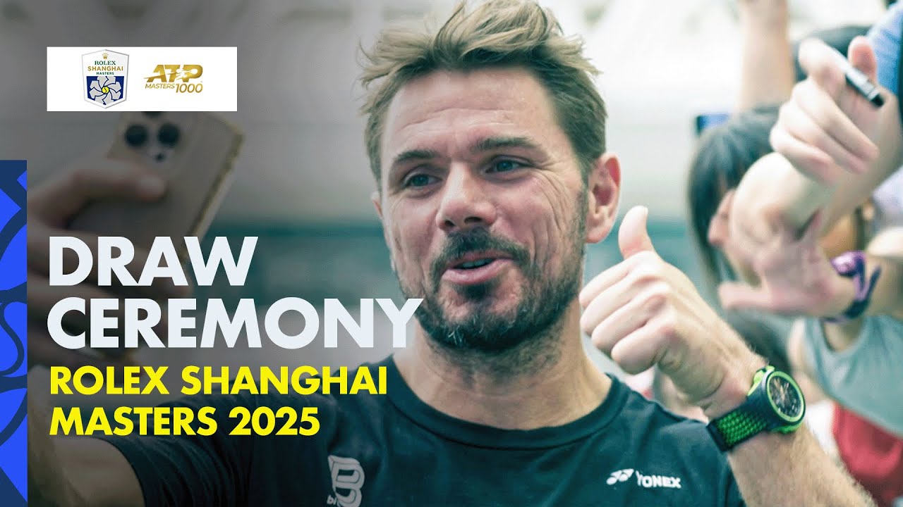 Жеребьёвка со Стэном Вавринкой и У Ибином! | Rolex Shanghai Masters 2025