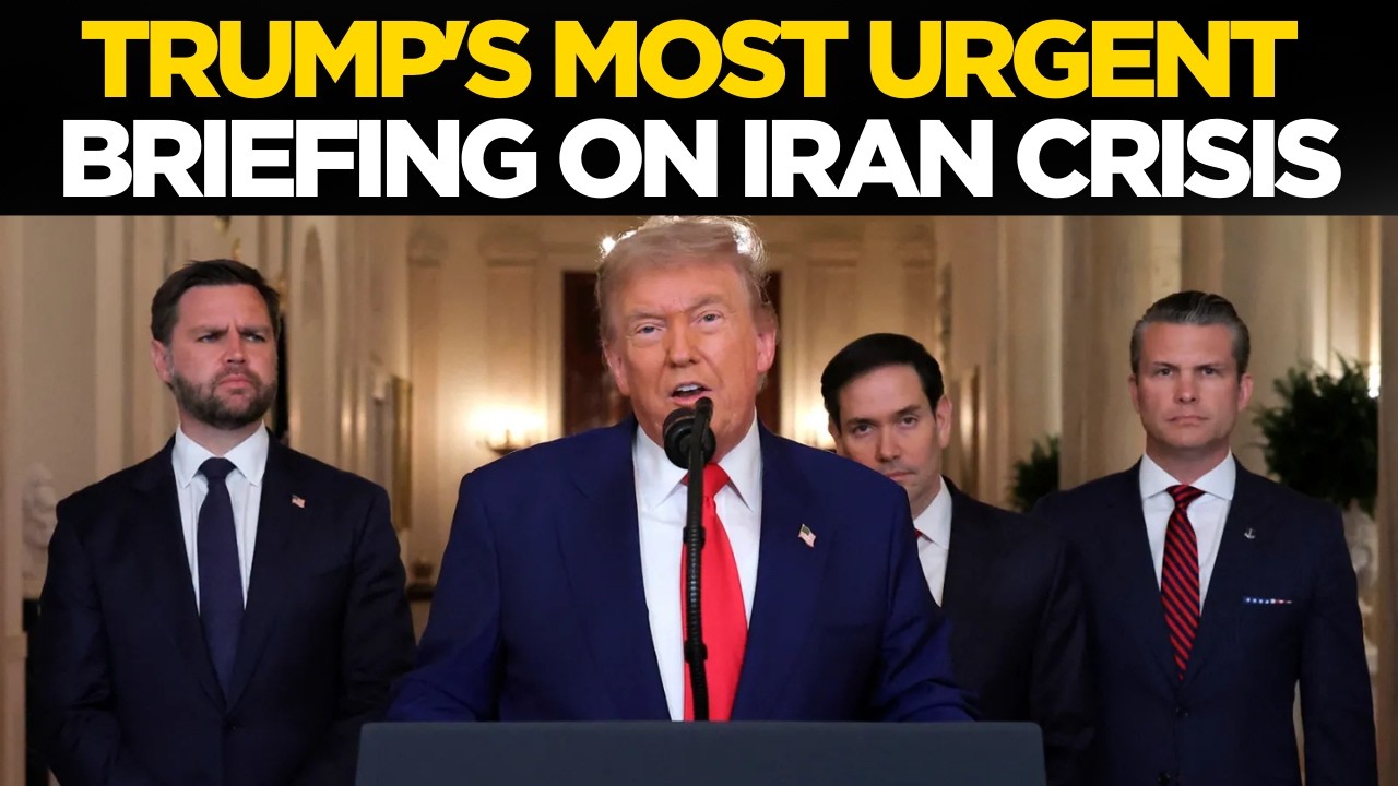US-IRAN WAR LIVE | Trump's Big Announcement On Military Action Against Iran | Breaking News LIVE