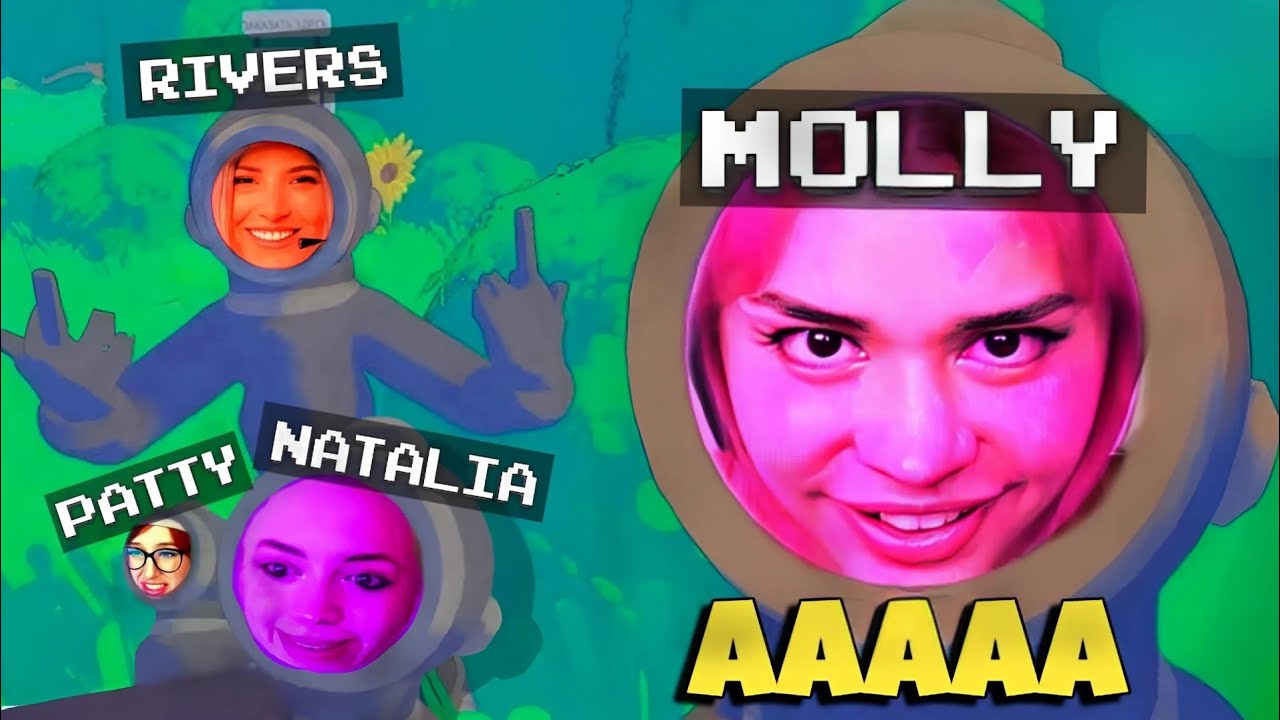 MOLLY JUEGA CONTENT WARNING CON RIVERS, PATTY Y NATALIA (4 POVS)😂💀