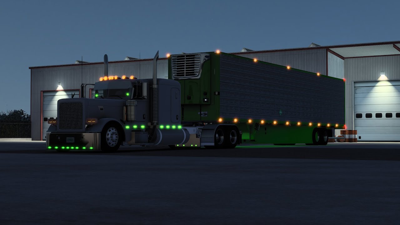 American Truck Sim |Pizzster 389 |Reefer Hauling   | Realistic Profile | Live