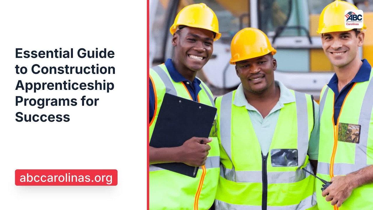 Essential Guide to Construction Apprenticeship Programs for Success